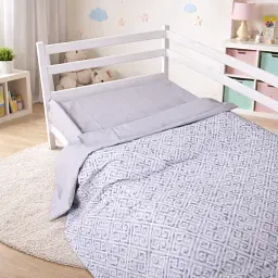 Дитяча постільна білизна JUNIOR Poplin geometry grey (2200012797396) - мініатюра 6