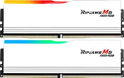 Оперативна пам'ять G.Skill 32GB (2x16GB) DDR5 6000MHz Ripjaws M5 Neo RGB White (F5-6000J3636F16GX2-RM5NRW) - мініатюра 2