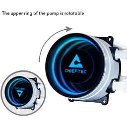 Система рідинного охолодження Chieftec Iceberg 240 ARGB WHITE (CLC-240-RGB-W) - мініатюра 5