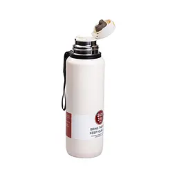 Термос High Bottle 1 л із заварником та фліп кришкою, білий Yiwu HP-14-28W - мініатюра 9