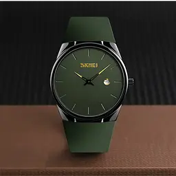 Наручний кварцовий годинник Skmei 1509 Зелений - мініатюра 3