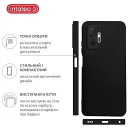 Чохол до мобільного телефона Intaleo SoftShell Xiaomi Redmi 10 Black (1283126534171) - мініатюра 4