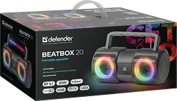 Портативна колонка Defender Beatbox 20 20Вт, Black (65420) - мініатюра 8
