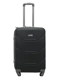 Валіза середня M ABS-пластик Milano bag 147M 66×46×29см 80л Чорний