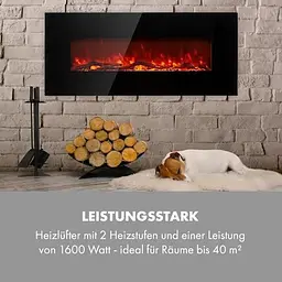 Камін електричний Klarstein Lausanne Long (10034251) - мініатюра 5