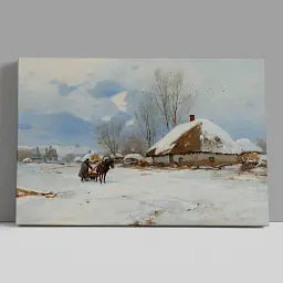 Інтер'єрна картина Зима, Васильківський Сергій, Україна, істория, інтер'єрний декор, 40×60 см (id6900)