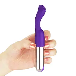 Вібратор Inny LoveToy Rechargeable Ijoy Versatile Tickler 14.5 см фіолетовий - мініатюра 2