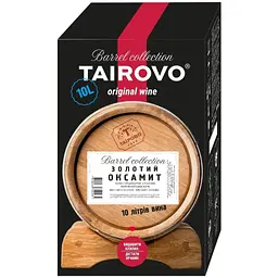 Уценка. Вино Таирово Золотой Бархат белое полусладкое bag-in-box 10 л