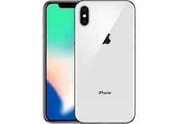 Смартфон Apple iPhone X 64GB Silver Refurbished - мініатюра 5