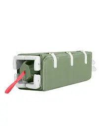 Дитячий манеж — ліжко для новонароджених 2 в 1 з подвійним дном Porta CRL-18103 Mint Green 125*65 см CARRELLO зелений - мініатюра 5