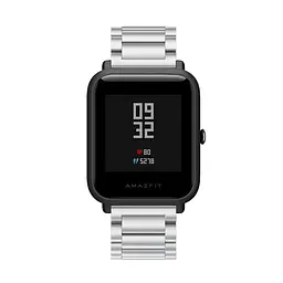 Металевий ремінець Primo для годинника Xiaomi Huami Amazfit Bip/Amazfit GTS Silver - мініатюра 3
