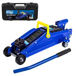 Домкрат Vitol DP-20065K, підкатний, гідравлічний, 2т, min 125мм, max 300мм, валіза (DP-20065K) - мініатюра 6