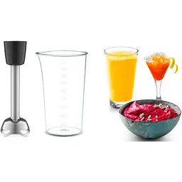 Міксер Tefal Powermix Silence 600 Вт бордовий (HT652538) - мініатюра 4