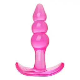 Анальна пробка Bubbles Bumpy Starter Anal Plug, 10,8 см, рожевий