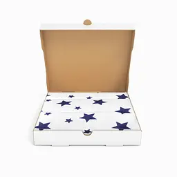 Бортики в дитяче ліжечко 30x120 BIG STARS, синій (WeltBed_StarBigBlue_White_30x120) - мініатюра 3