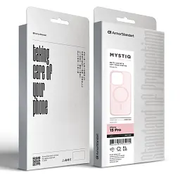 Чохол ArmorStandart Mystiq MagCase для Apple iPhone 15 Pro Light Pink - мініатюра 3