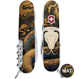 Ніж Victorinox Huntsman Zodiac 91мм 15функ Дерев'яна змія - мініатюра 4