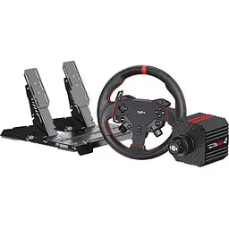 Кермо і педалі PXN VD4 Bundle for PC, 12кн., подв. педалі, кермо WAS 280мм (PXN-VD4 Bundle EU)