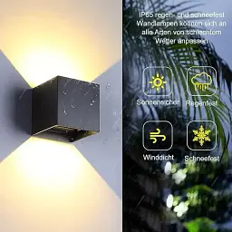 Світлодіодний настінний світильник Snader Smart Wall Light LY-WFWL-01 6 Вт зі зміною кольору RGB - мініатюра 3