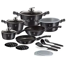 Набір посуду Metallic Line Carbon Pro Edition Berlinger Haus kuh0008860