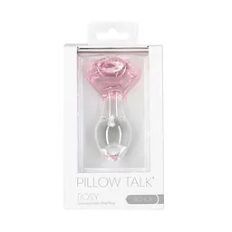 Анальна пробка Pillow Talk Rosy 9.9 см (прозорий) - мініатюра 7