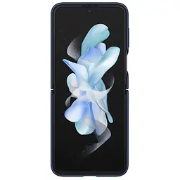 Чохол Samsung Galaxy Z Flip 4 Silicone Cover with Ring Navy sm-f721b - мініатюра 5