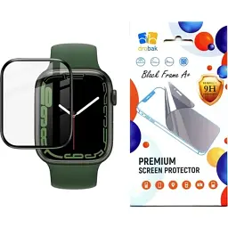 Скло захисне Drobak Apple Watch Series 10 42mm Black Frame A+ (323233)
