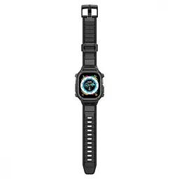 Чохол та ремінець Spigen Rugged Armor Pro Band для Apple Watch Ultra 49 мм Black (ACS05460) - мініатюра 9