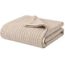 Плед покривало Cosas Magnolia Knitted Braid 230х240 см косичка (Blanket_07Magnolia_KnittedBraid_230x240)
