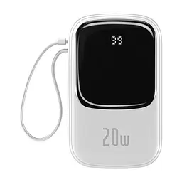 УМБ BASEUS Qpow Digital Display Quick Charging Power Bank (With IP Cable) 20000mAh |USB/Type-C/Lightning,
