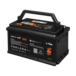 Акумуляторна батарея літій-залізо-фосфатна з Bluetooth 12.8В 100А*год LiFePO4 LiTime H190 L12V100-100-H190-BT-4-AC150 (44-00515) - мініатюра 7