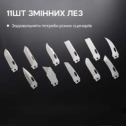 Набір змінних клинків Roxon (BA03; BA08; BA09) 3in1 для S501U, S502U, S802 - мініатюра 10