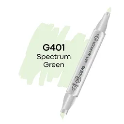 Маркер двосторонній Зелений спектр, G401, 99IDEAS