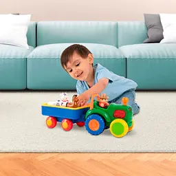 Іграшка на колесах Kiddieland Трактор фермера, укр. мова (024753) - мініатюра 13