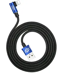 Кабель Baseus MVP Elbow L Shape Cable USB to Lightning 1.5A 1m CALMVP-03 Blue - мініатюра 3