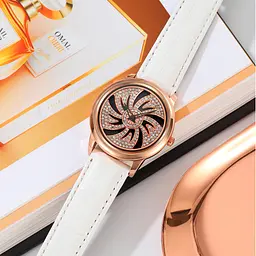 Жіночий наручний годинник 2179WT White Skmei acs0030178 - мініатюра 4