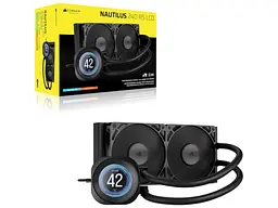 Водяне охолодження Corsair Nautilus 240 RS LCD Black (CW-9061031-WW) - мініатюра 10