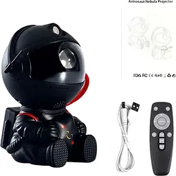 Проектор зоряного неба DKT Astronaut Star Black [123152] - мініатюра 4