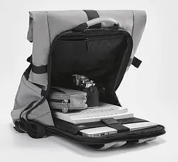 Рюкзак Xiaomi90 Points Urban Roll Top Backpack 18,6 27,3L Black - мініатюра 5