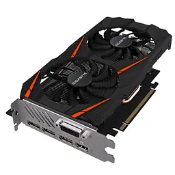 Відеокарта Gigabyte GTX 1060 6Gb Windforce OC (GV-N1060WF2OC-6GD) (GDDR5, 192 bit, PCI-E 3.0 x16) Б/в - мініатюра 2