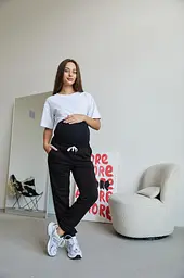 Спортивні штани для вагітних Frankfurt S Lullababe Чорний