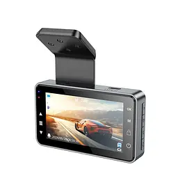Відеореєстратор HOCO DV9 3-inch screen driving recorder (720P) Metal Gray (6942007633345) - мініатюра 6