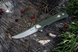 Ніж складаний туристичний Ruike Hussar P121-G/(9.2 см) 14C28N/G10 зелений - мініатюра 6
