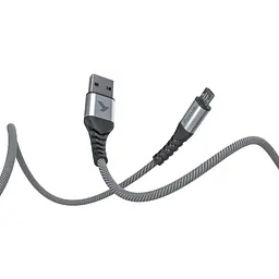 Дата кабель USB 2.0 AM to Micro 5P 1.0m Flex Gray Pixus (4897058531145) - мініатюра 4