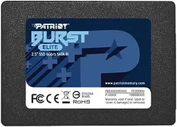 Твердотільний накопичувач SSD 1.92Tb, Burst Elite, SATA3, 2.5", 3D TLC, 450/320 МБ/с Patriot teh0019753 - мініатюра 1