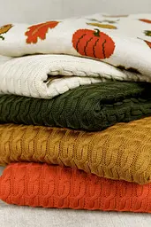 Плед Happy Fall Kosa 130х170 см Охра (029758) - мініатюра 6