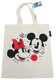 Сумка шопер для покупок Disney Mickey and friends Бежева