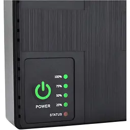 Джерело безперебійного живлення (ДБЖ) для роутера Voltronic DC1018P 10400mAh Black [108013] - мініатюра 4