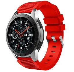 Силіконовий браслет Watchbands 22мм - червоний розмір L Galaxy (WB001GALAXYREDGG) - мініатюра 2