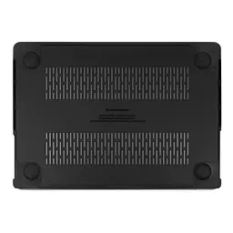Чохол накладка для MacBook Air 13.6 M5/M4/M3/M2, чорна, Unit, з TPU+PC, протиударний, з вентиляційними отворами, відкритим доступом до всіх портів та роз"ємів, із захистом корпусу та від подряпин, ArmorStandart (ARM79467) - мініатюра 2